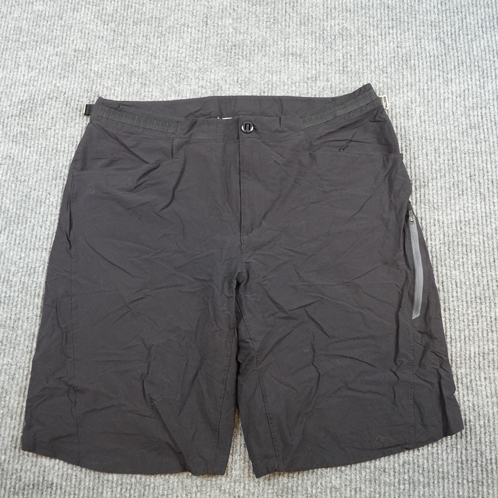 Patagonia Dirt Craft Bike Shorts Mens 38 Black Hiking Stretch Zip Pockets 24577